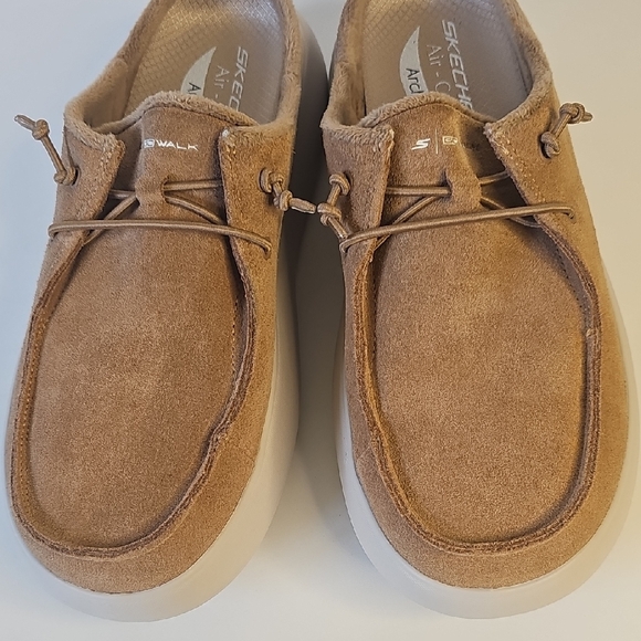 Skechers Women’s Slip-On Suede Mules in Tan Size 9 - Picture 7 of 7